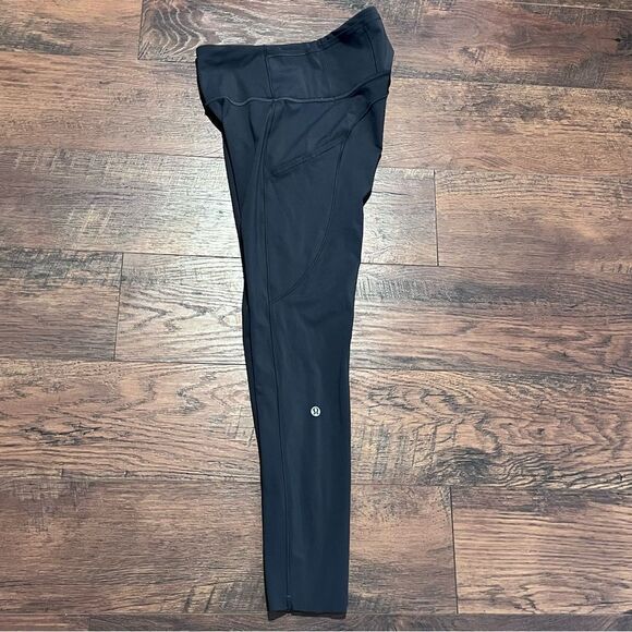Lululemon Athletica Dark Gray Leggings size 6 pockets - Picture 4 of 12